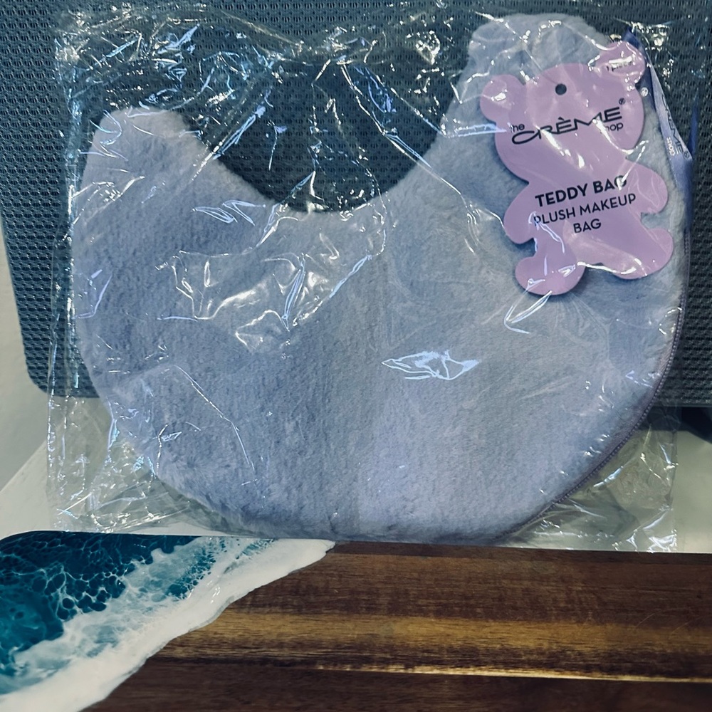 The Crème Shop Lavender Teddy Bag
